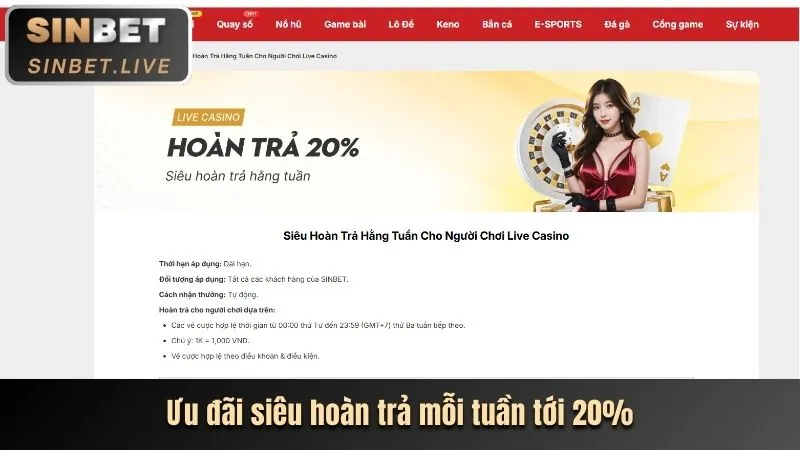 Khuyến mãi hoàn trả tiền cược 1888v win